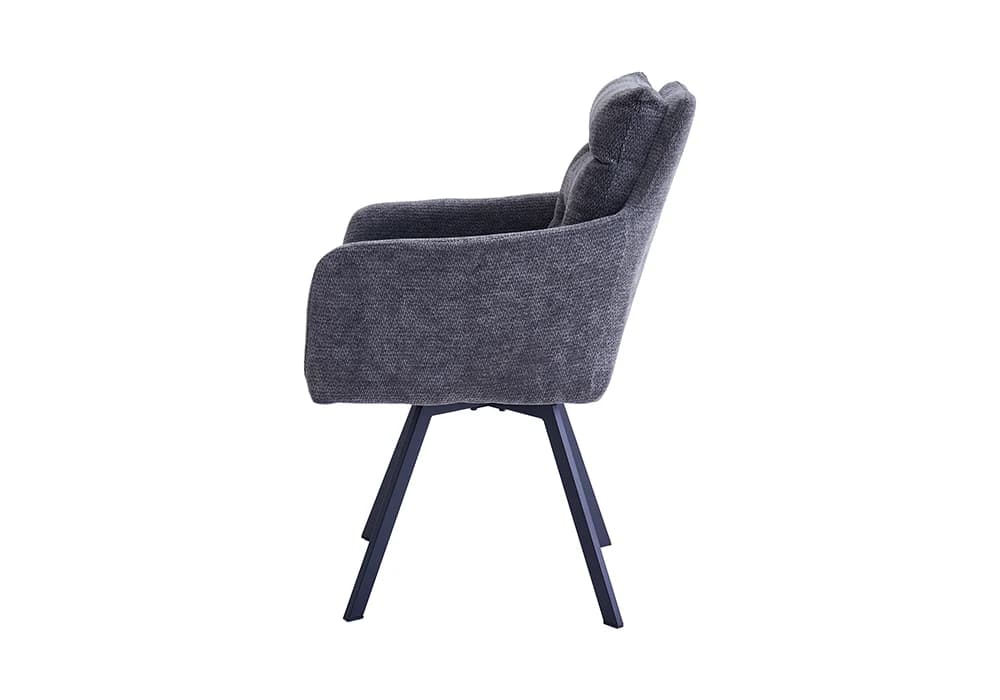 Lot de 6 Chaises Pivotantes MONA Gris - Image 2