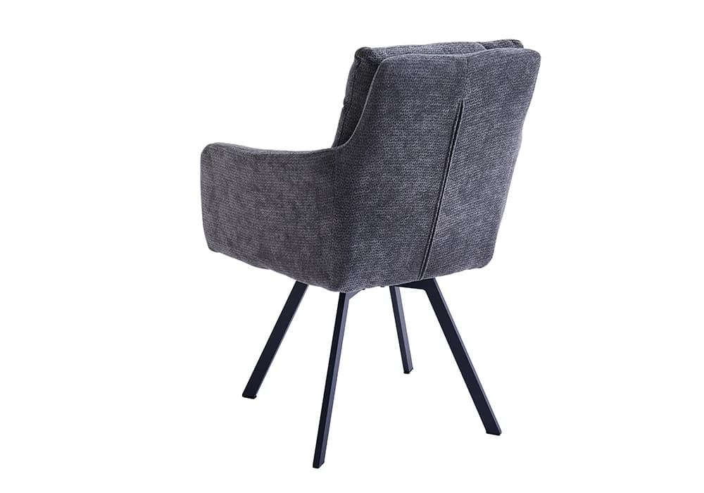 Lot de 6 Chaises Pivotantes MONA Gris - Image 3