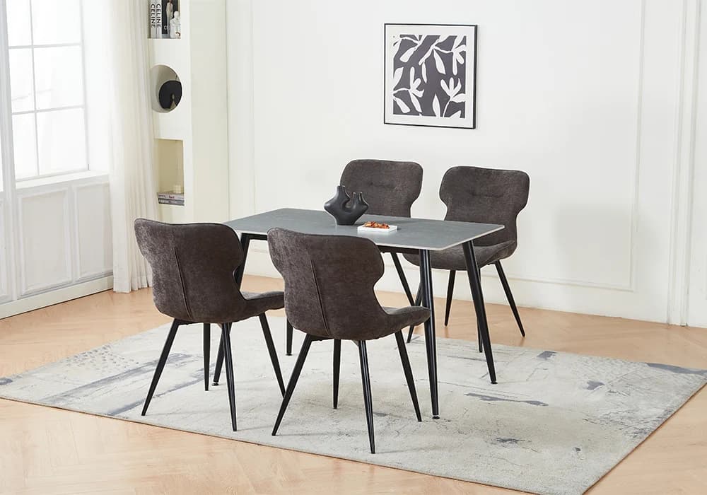 Lot de 6 Chaises ALTURA Gris Anthracite - Image 1
