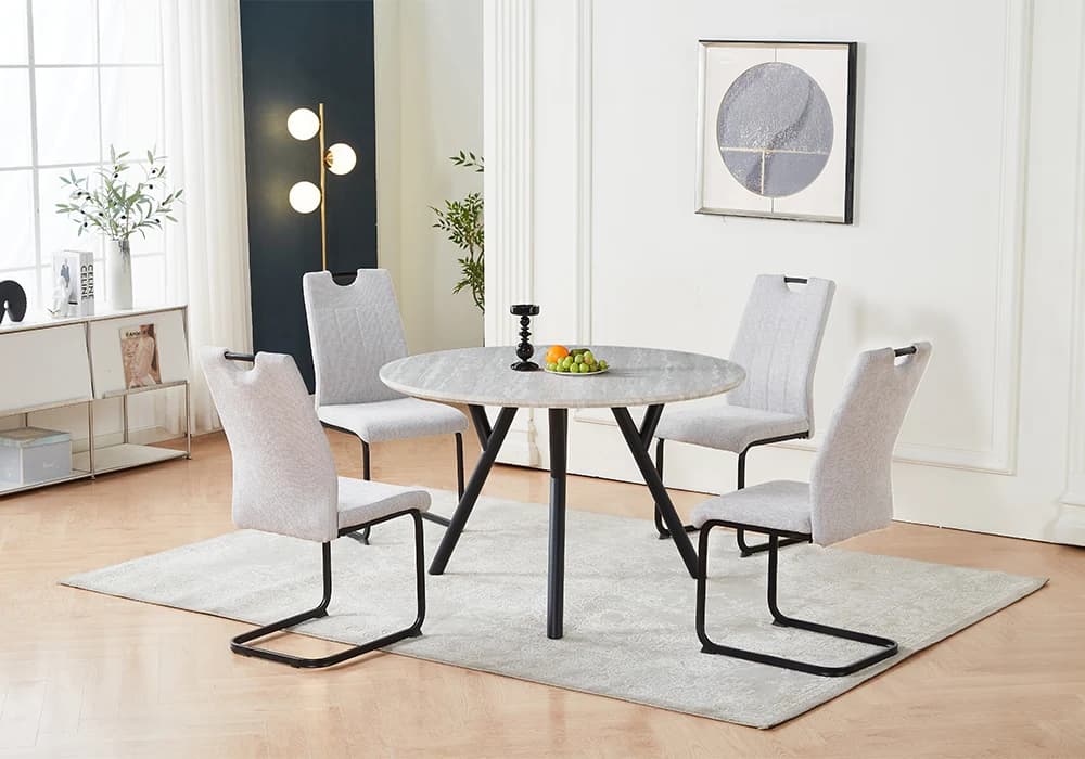 Lot de 6 Chaises MODA Beige - Image 1