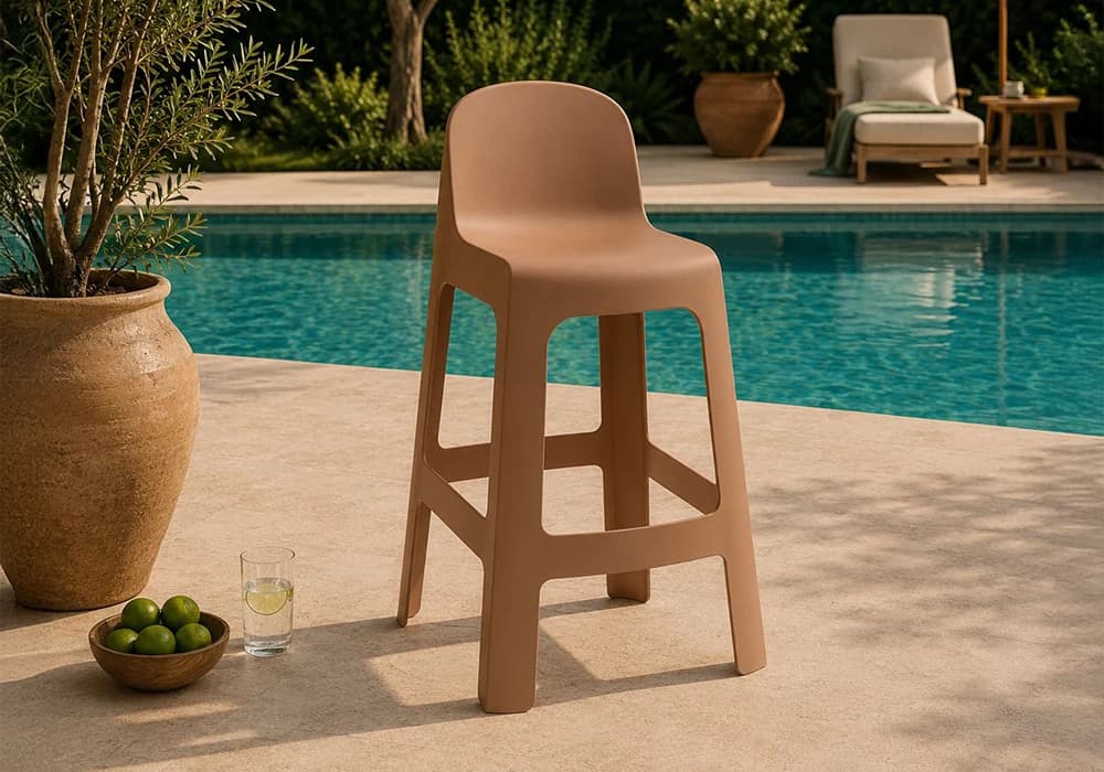 Tabouret de Bar PALMA Marron - Image 1