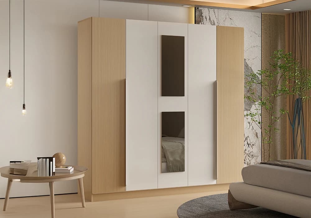 Armoire VELMORA 5 Portes/ Miroir - Image 1