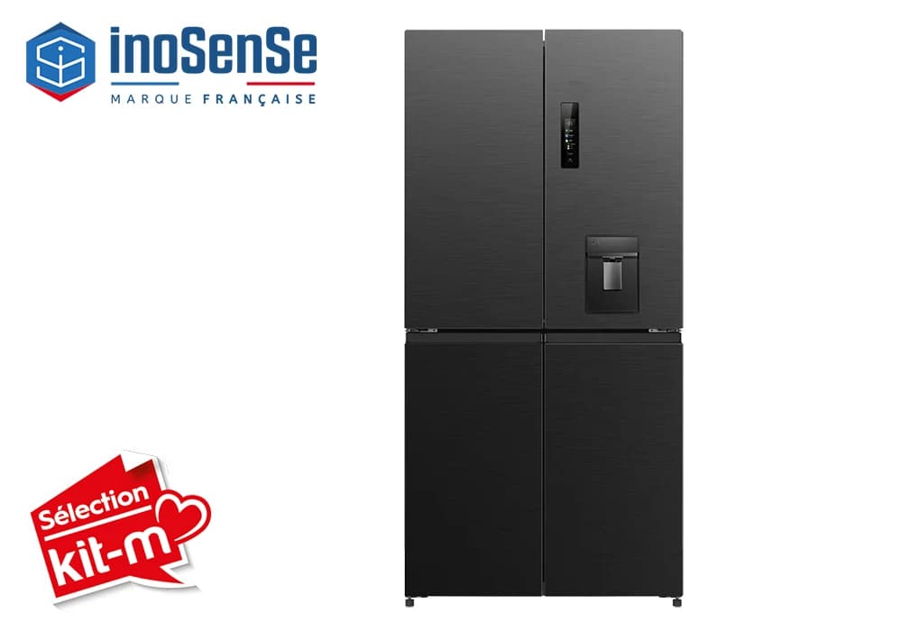 Réfrigérateur Multiportes 503 Litres DARK INOX INOSENSE - Image 3