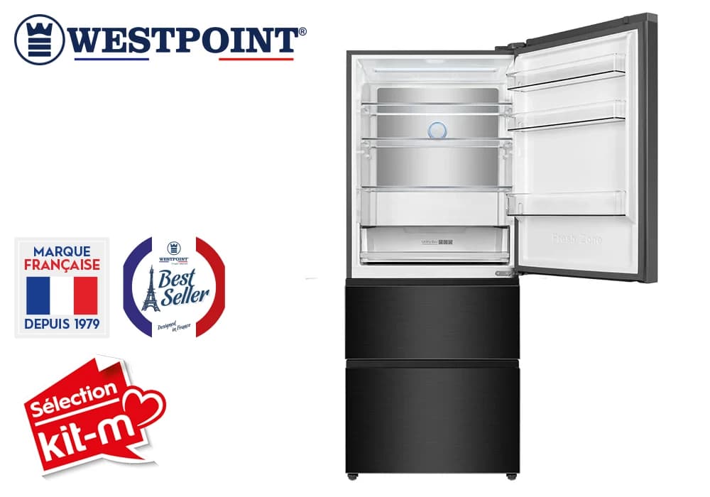 Réfrigérateur Combiné Multiportes 420L Inverter WESTPOINT (W3FT-46E26.EDZ) - Image 3