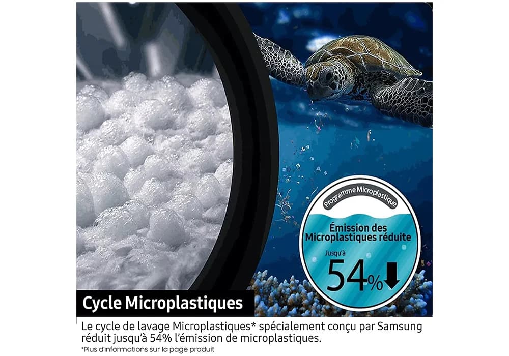 Lave-linge SAMSUNG AI Ecobubble™ 20 Kg Blanc (WF20DG8650BW) - Image 5