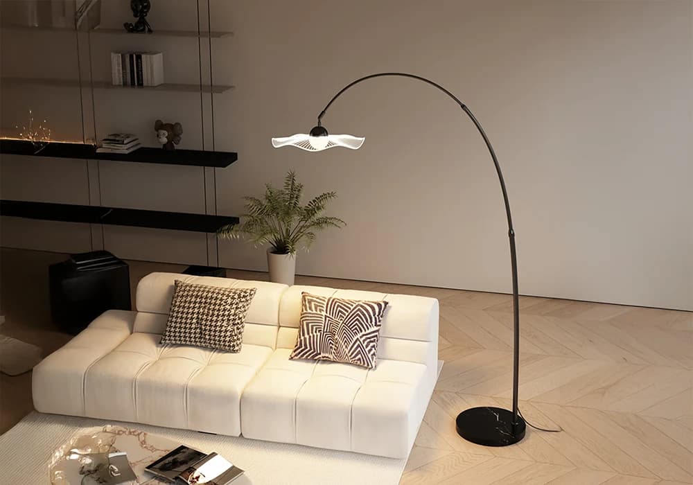 Lampadaire NIMBUS 8W CCT – Élégance LED Moderne Noir - Image 1