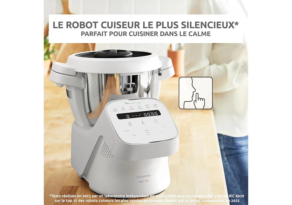 Robot Cuiseur Multifonction 4,5 L Moulinex Companion XL (HF840110) - Image 2