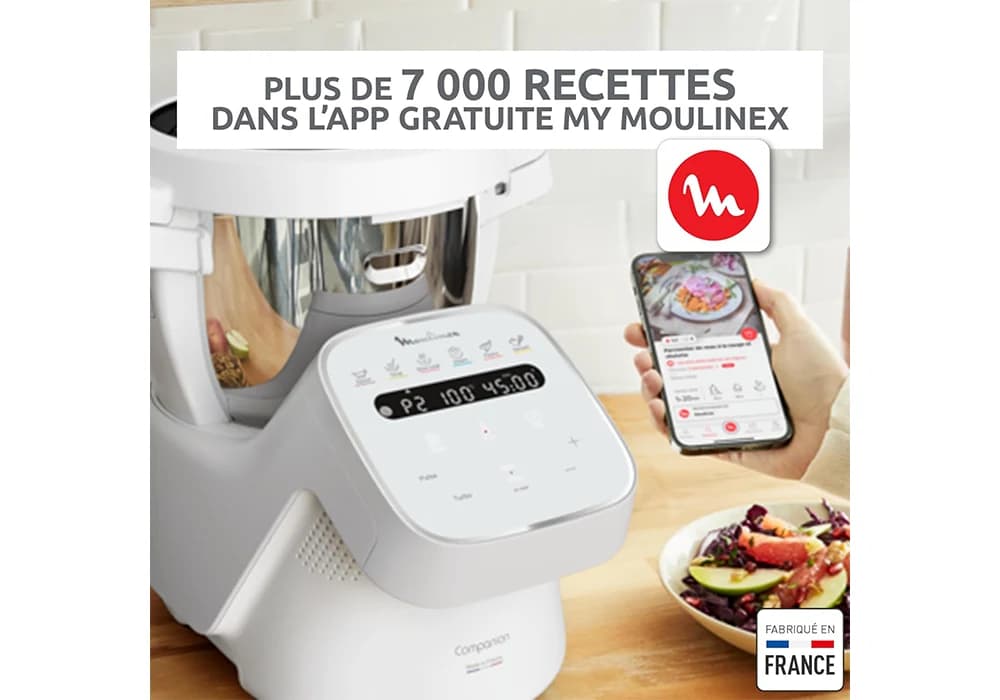 Robot Cuiseur Multifonction 4,5 L Moulinex Companion XL (HF840110) - Image 4