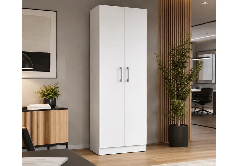 Armoire LAVANDA 2 Portes Blanc - Image 1