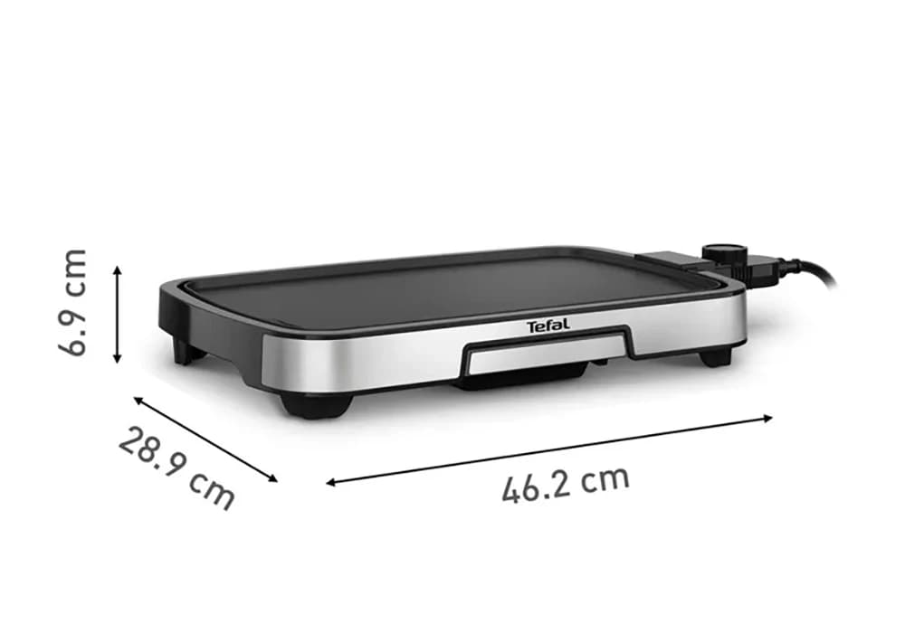 Plancha MAXI SURFACE Inox 6 Personnes TEFAL (CB630D10) - Image 4