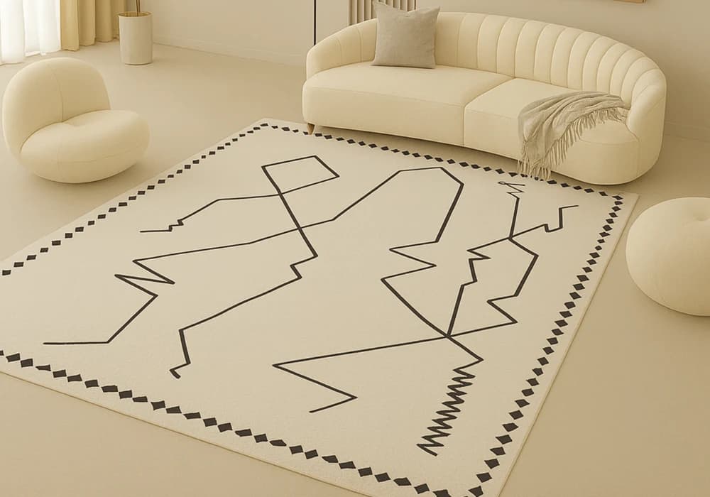 Tapis KHEIRA 200x200 cm - Image 1