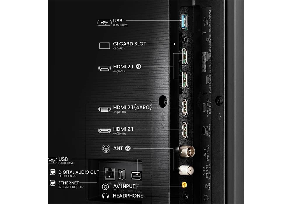TV QLED 4K HDR+ 144 Hz 100”-253 cm HISENSE (100E7QPRO) - Image 4