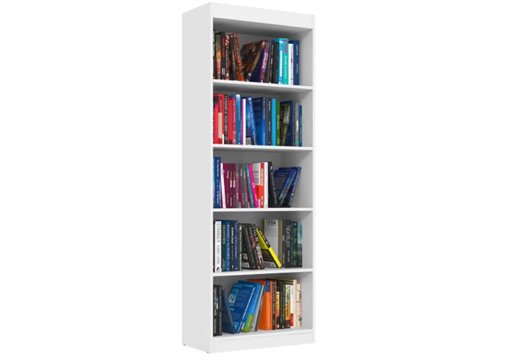Étagère 4 Tablettes Blanc - Image 2