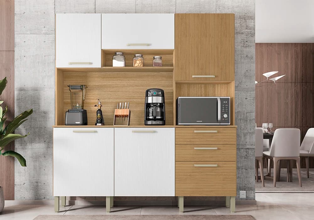 Buffet Cuisine FERRARA PLUS 6 Portes/ 2 Tiroirs - Image 2