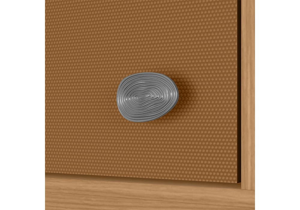 Buffet Cuisine ZEN 2 Portes/ 2 Tiroirs Freijó/Terracotta - Image 2