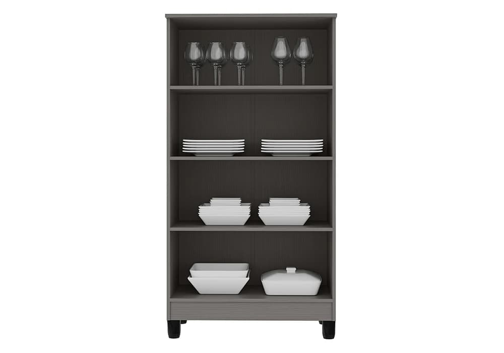 Meuble de Rangement BRISA 2 Portes Gris - Image 3
