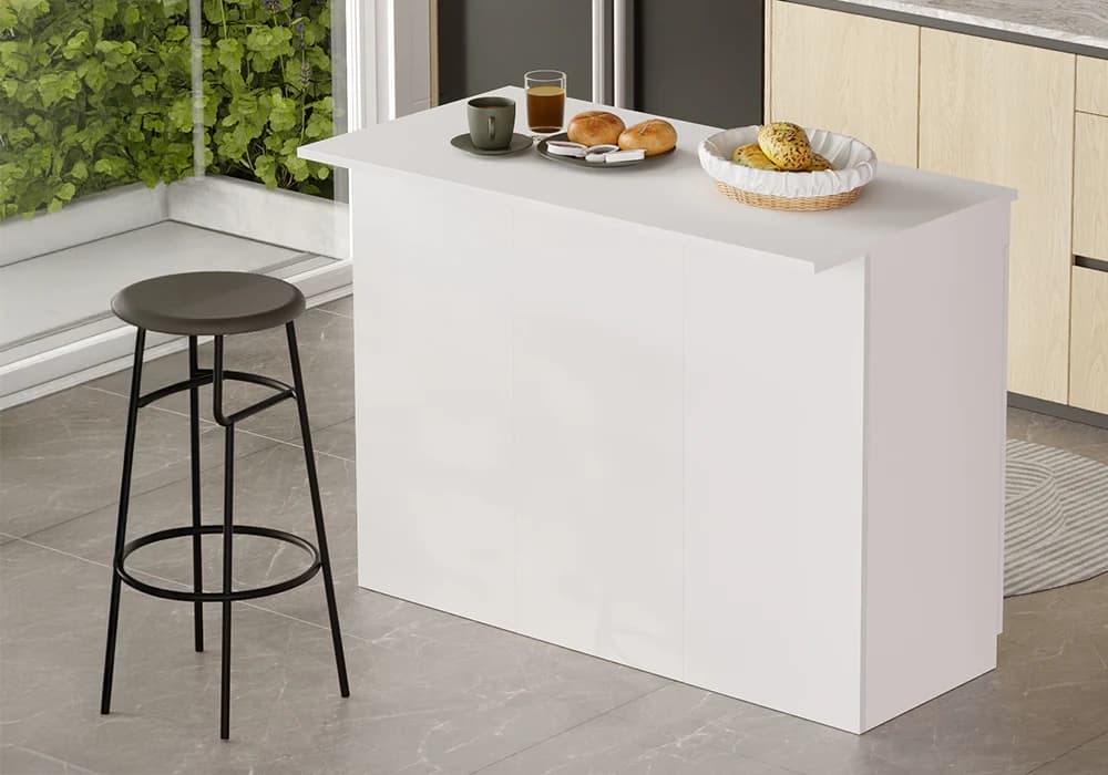 Comptoir Bar de Cuisine avec Rangement - Image 2