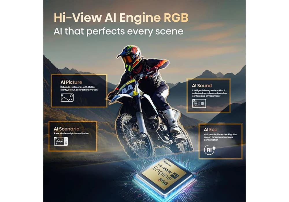 TV MINILED RGB 4K 165Hz HISENSE (100UXQ) - Image 3