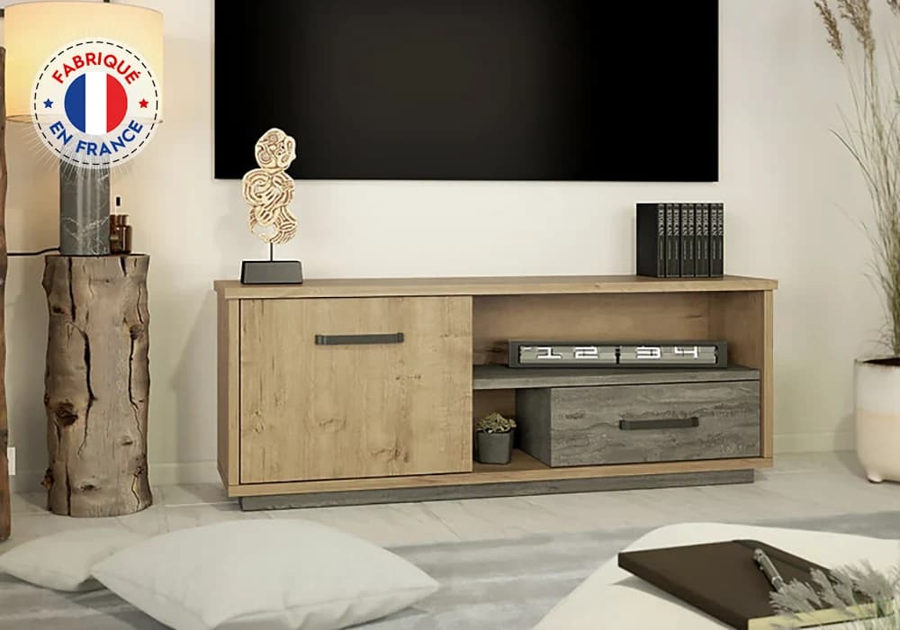 Meuble TV 1 Porte (Collection TERRA) - Image 1