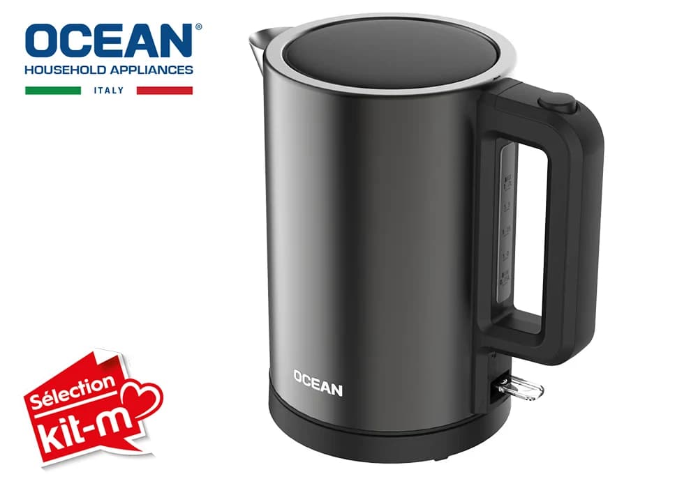 Bouilloire Électrique 1.7L Inox OCEAN (OCKTHI2217WXB) - Image 2