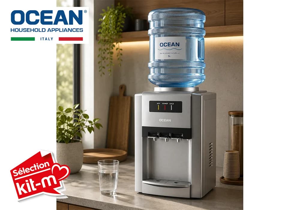 Fontaine à Eau 3 Robinets OCEAN (OCWD135TSA) - Image 1