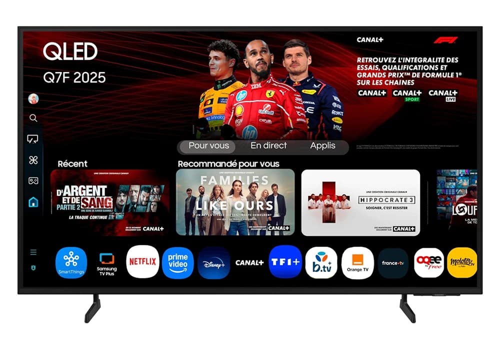 TV QLED AI 4K HDR10+ 85″ 214 cm SAMSUNG (TQ85Q7F) - Image 2