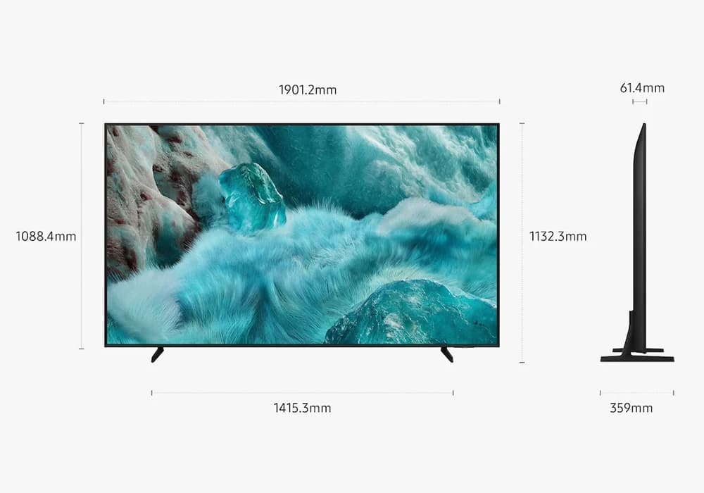 TV QLED AI 4K HDR10+ 85″ 214 cm SAMSUNG (TQ85Q7F) - Image 5