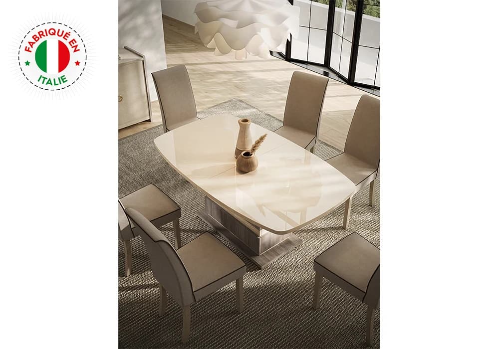 Table à Manger Rectangulaire Extensible 2.10M (COLLECTION LONDON) - Image 1