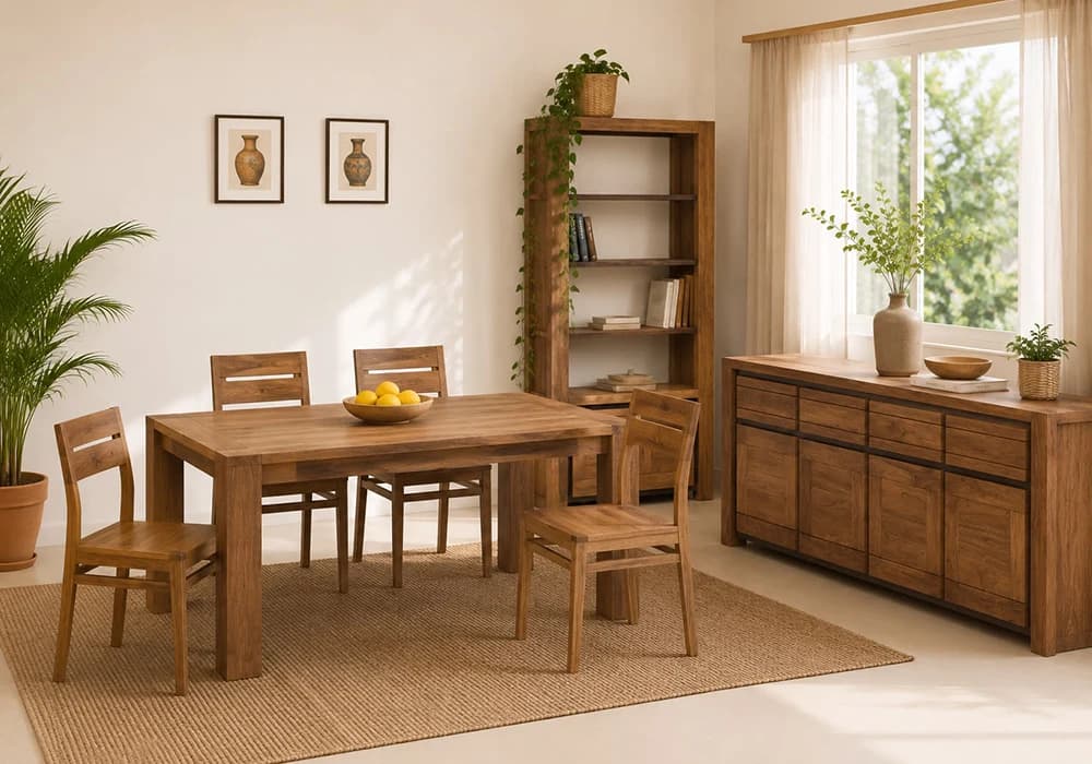 Buffet Bas 4 Portes 4 Tiroirs SWEDEN - Image 2