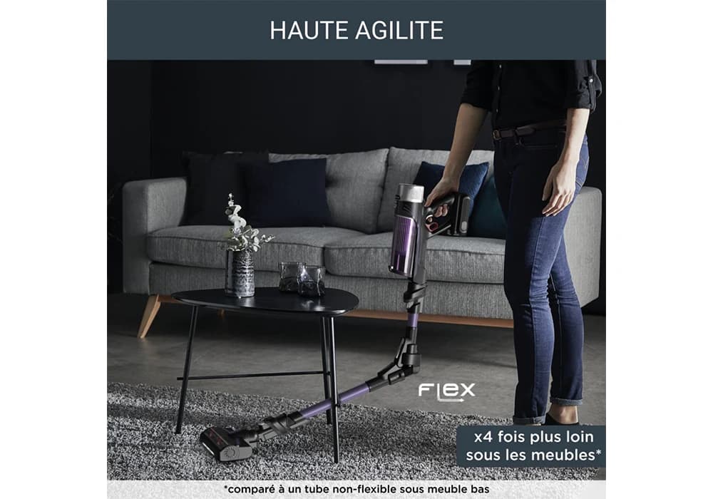 Aspirateur balai X Force Flex 9.60 Kit Allergie ROWENTA (RH2039WO) - Image 4