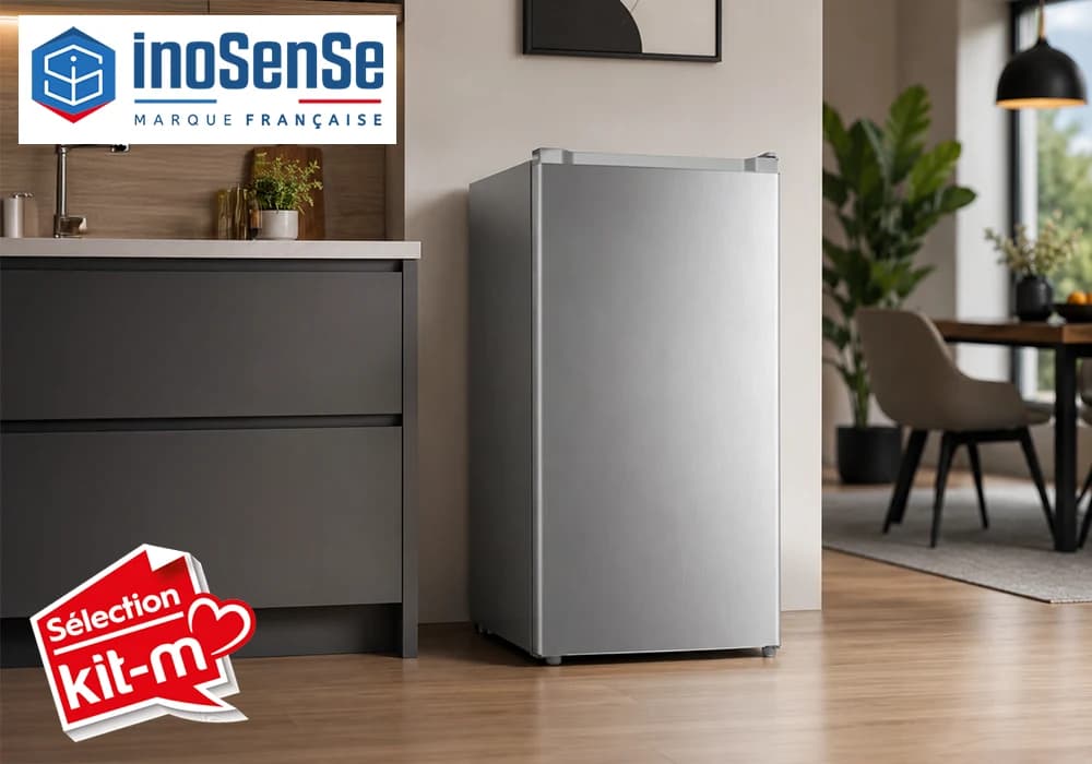 Réfrigérateur Table Top INOSENSE Silver (KS-91L) - Image 1