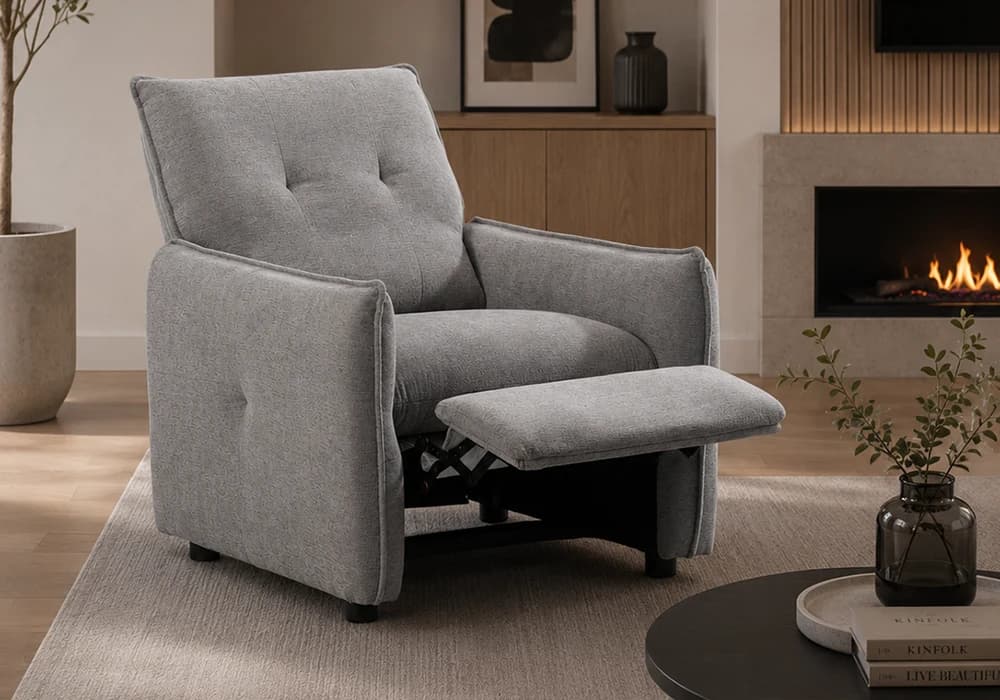 Fauteuil Relax PUSBACK COSLIP Gris - Image 1