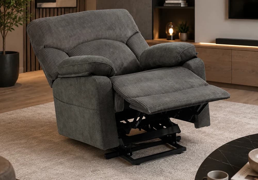 Fauteuil Relax Électrique Relevable TROUPER Gris - Image 1