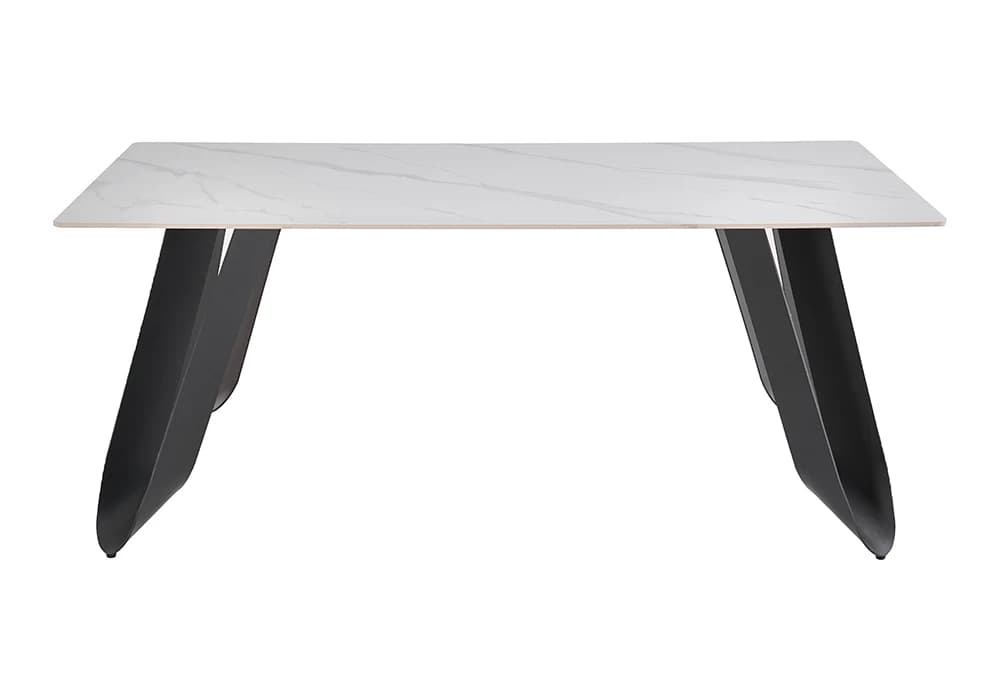 Table à Manger Rectangulaire PATRICIA Design Blanc - Image 4