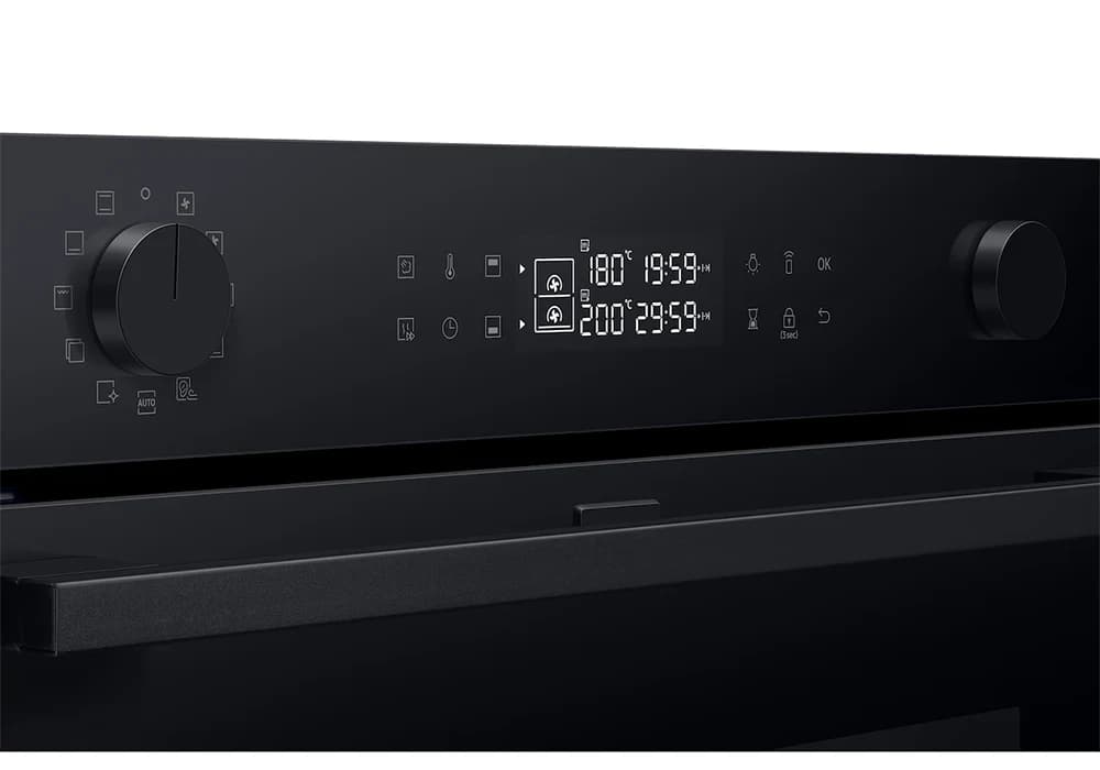 Four Encastrable Bespoke Dual Cook Flex Pyrolyse SAMSUNG (NV7B4550VAK/U1) - Image 5