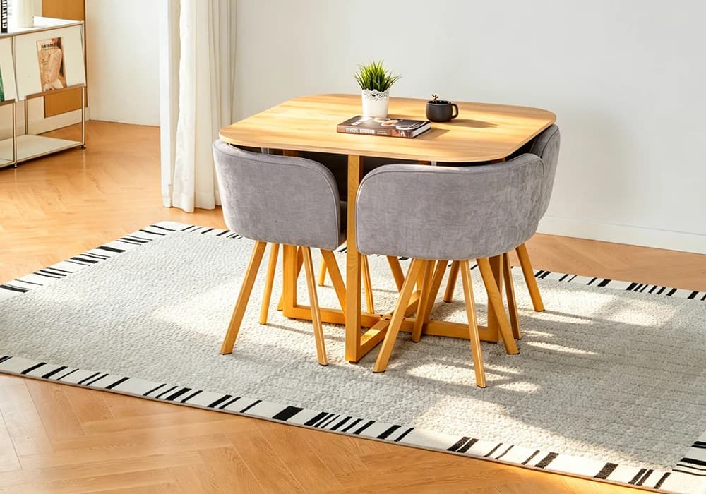 Ensemble Table avec 4 Chaises GARNIE - Image 1