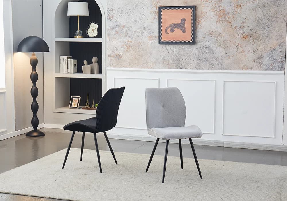 Lot de 6 Chaises LUVIE Noir - Image 2