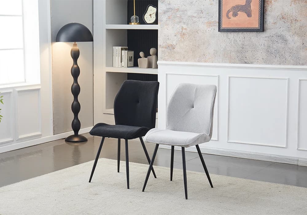 Lot de 6 Chaises LUVIE Gris - Image 5