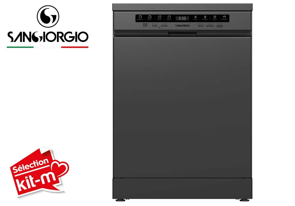 Lave-Vaisselle 15 Couverts Dark Inox SANGIORGIO - Image 3
