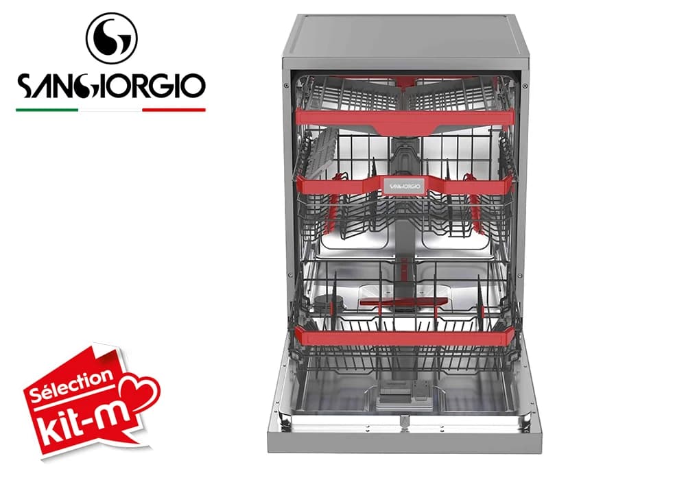 Lave-Vaisselle 15 Couverts Dark Inox SANGIORGIO - Image 4