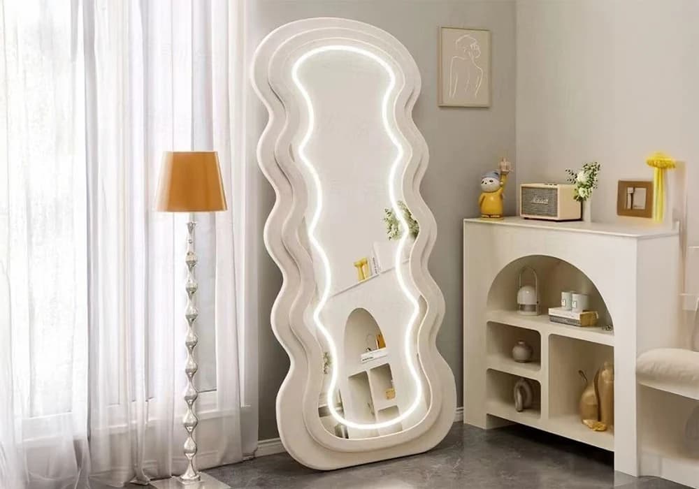 Miroir LED ROLIO Blanc - Image 1
