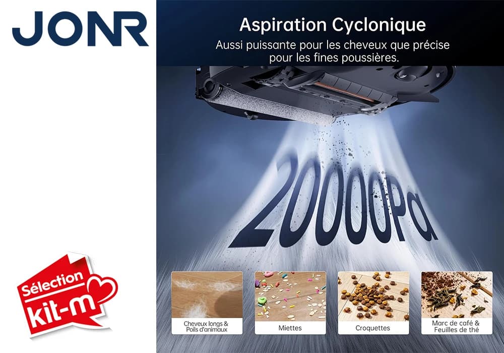 Aspirateur Robot Laveur Tout-en-Un Ultra Premium JONR X9 PRO - Image 5