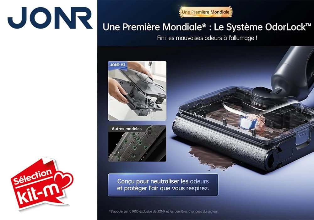 Aspirateur Balai Sans Fil Autonettoyant JONR H2 - Image 2