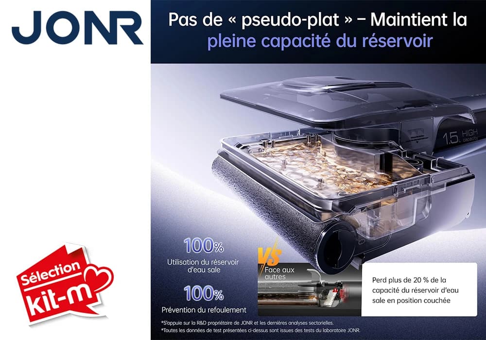 Aspirateur Balai Sans Fil Autonettoyant JONR H2 - Image 3