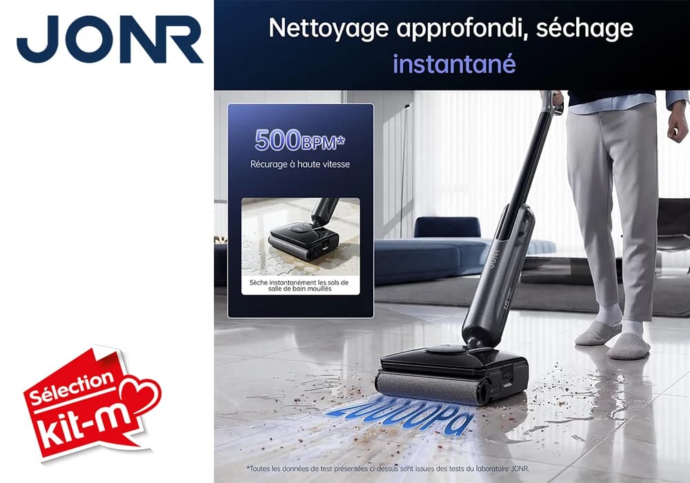 Aspirateur Balai Sans Fil Autonettoyant JONR H2 - Image 4