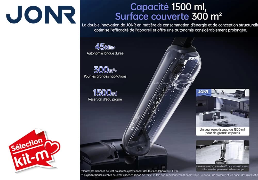 Aspirateur Balai Sans Fil Autonettoyant JONR H2 - Image 5