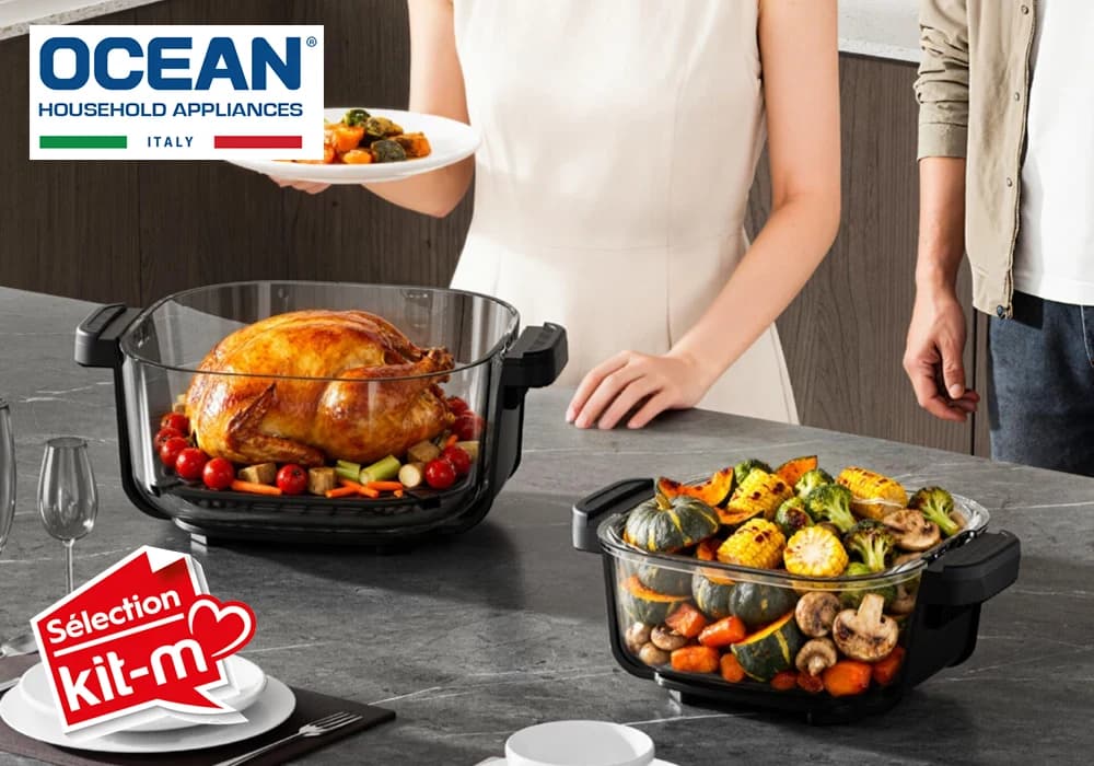 Friteuse à Air Chaud Digitale 4L 1500W Ocean (OCAFL154D2GN) - Image 2