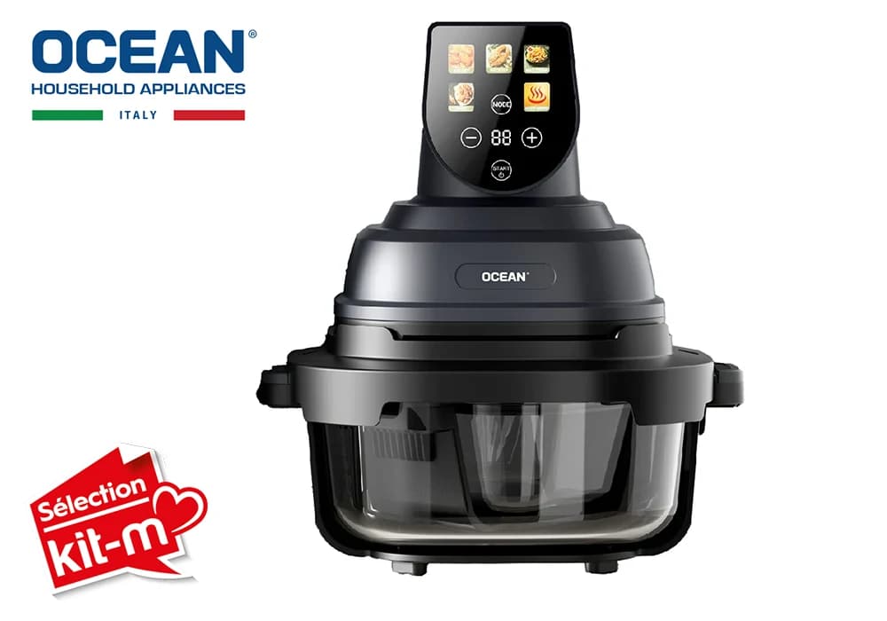 Friteuse à Air Chaud Digitale 4L 1500W Ocean (OCAFL154D2GN) - Image 5