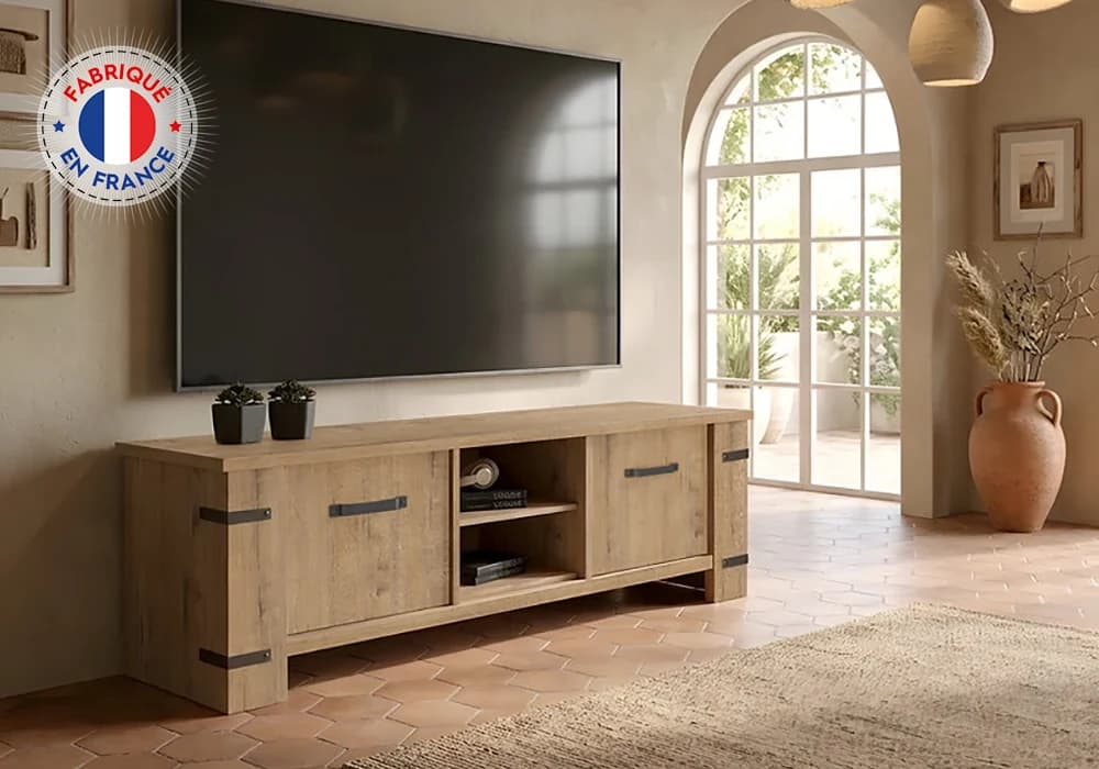 Meuble TV 2 Portes (Collection Dawson) - Image 1
