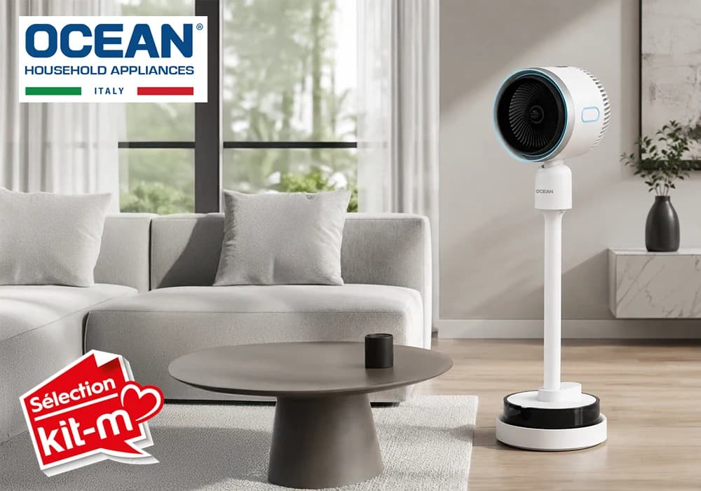 Ventilateur Brumisateur Chaud & Froid sur Pied Ocean (OCMFH214DRCP) - Image 5